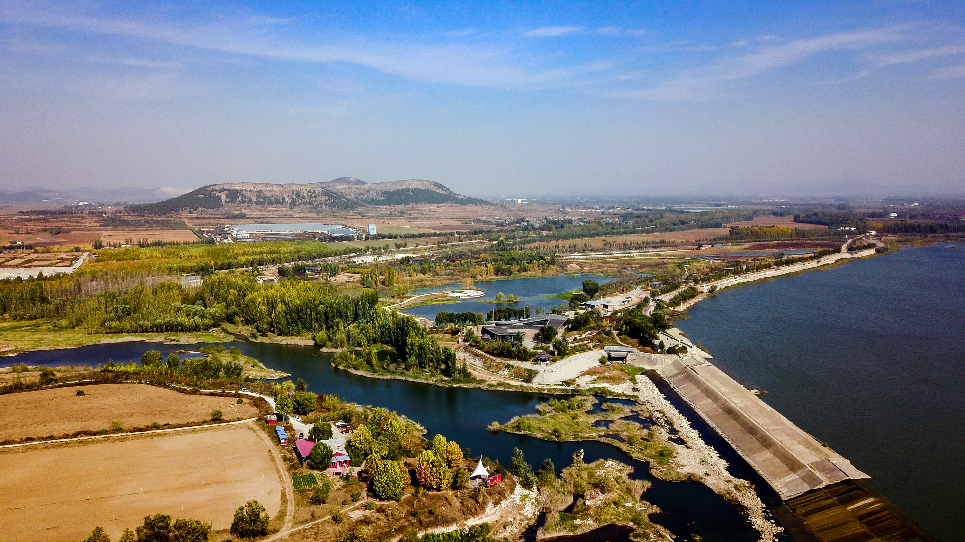 山东东平:"运河之心"生态美