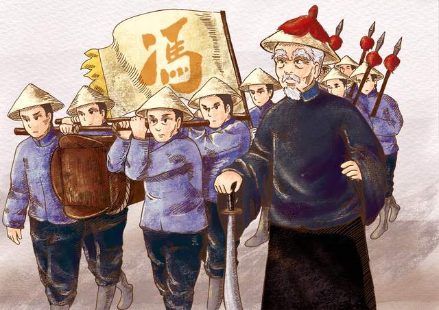 中法陆海交战,冯子材受命后,抬棺出征