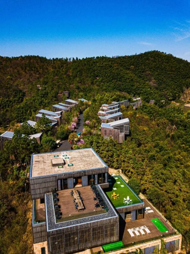 亲子树屋!溧阳美岕山野温泉度假村3天2晚含正餐 门票 下午茶!