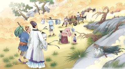 一家人逃难荆州时,哥哥走丢了,没想到流落江东的诸葛瑾因祸得福