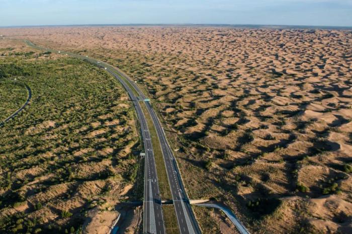 中国四大沙地之一,免费门票,大力建设防风林带