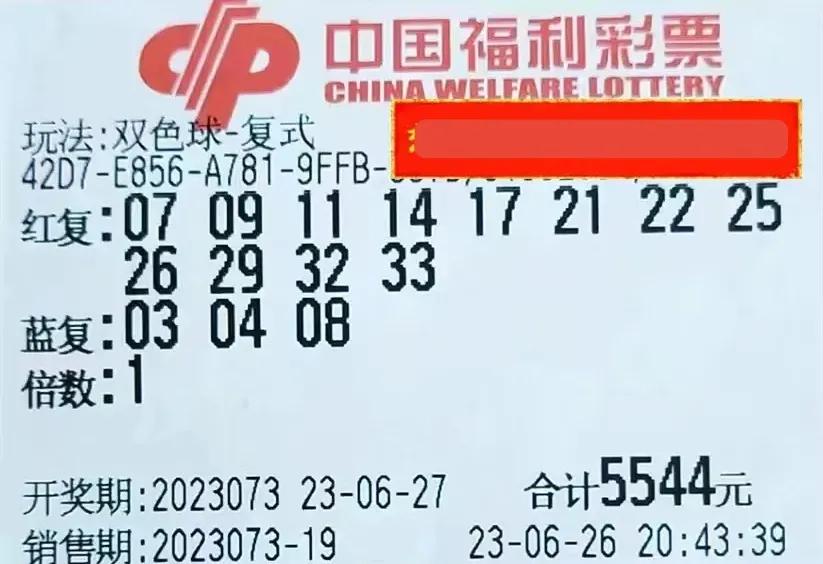 多张倍投票与大复式蜂拥而来,双色球073期晒票