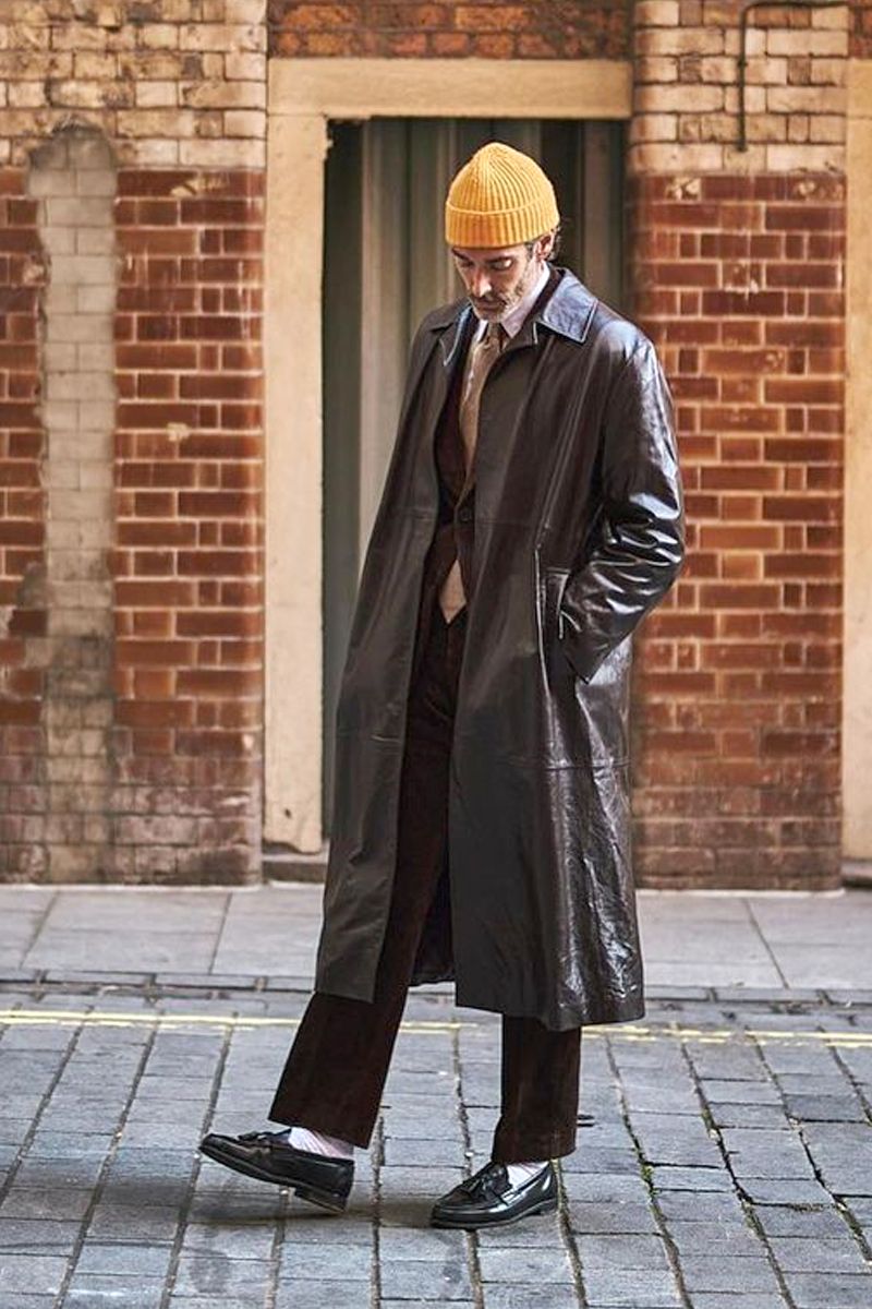 真正有品位的男人,都能穿好西装,大衣,风衣,这位超模就是模板