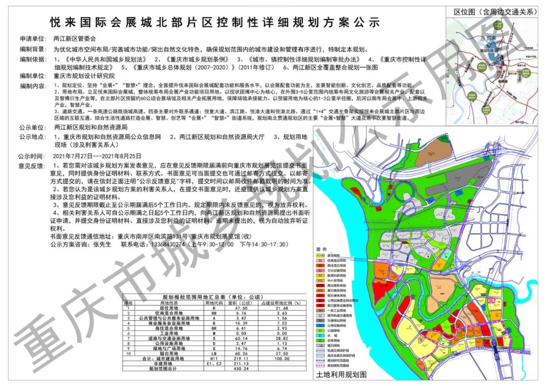 悦来会展城调规,提升城市功能,将成重庆北区新中心?