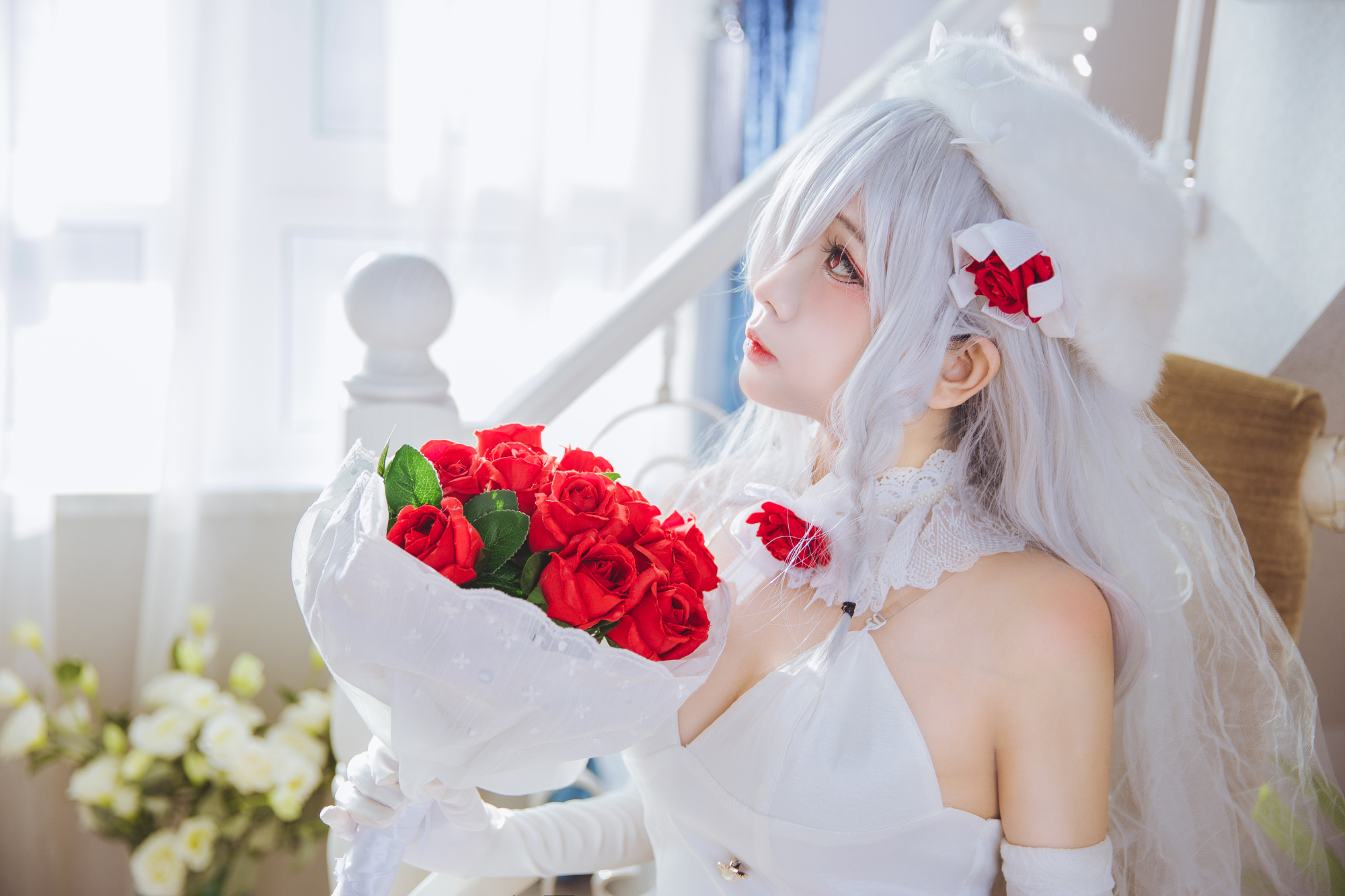 「花嫁」-多人cos-二次元-动漫-美图-壁纸