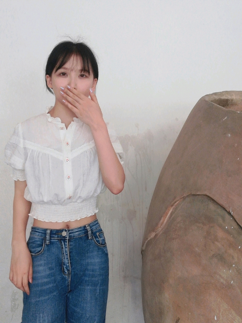 ootd 果核宇宙 纯欲风的短上衣穿出门回头率好高!