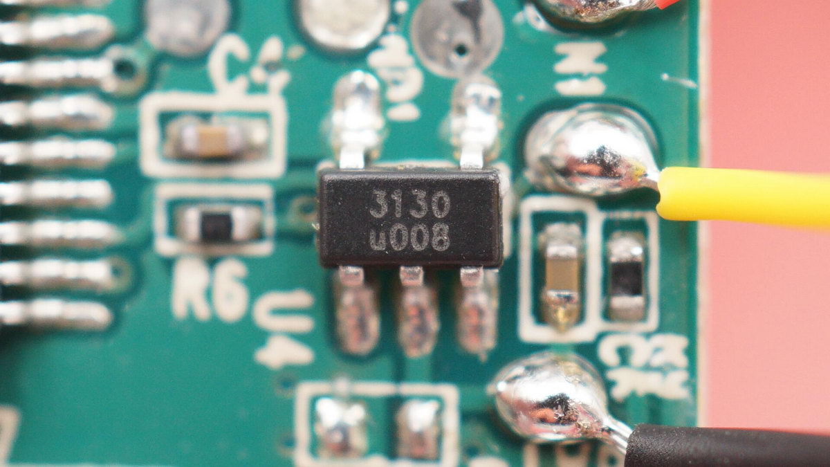 丝印3130的一体化锂电池保护ic.