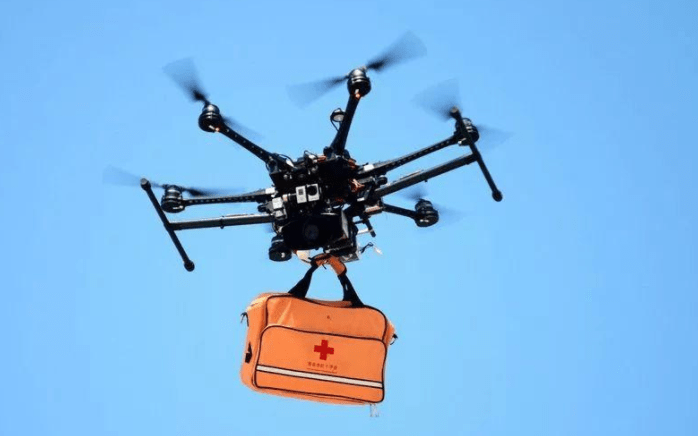 未来的医疗救援,无人机可搭载ai技术救援现场