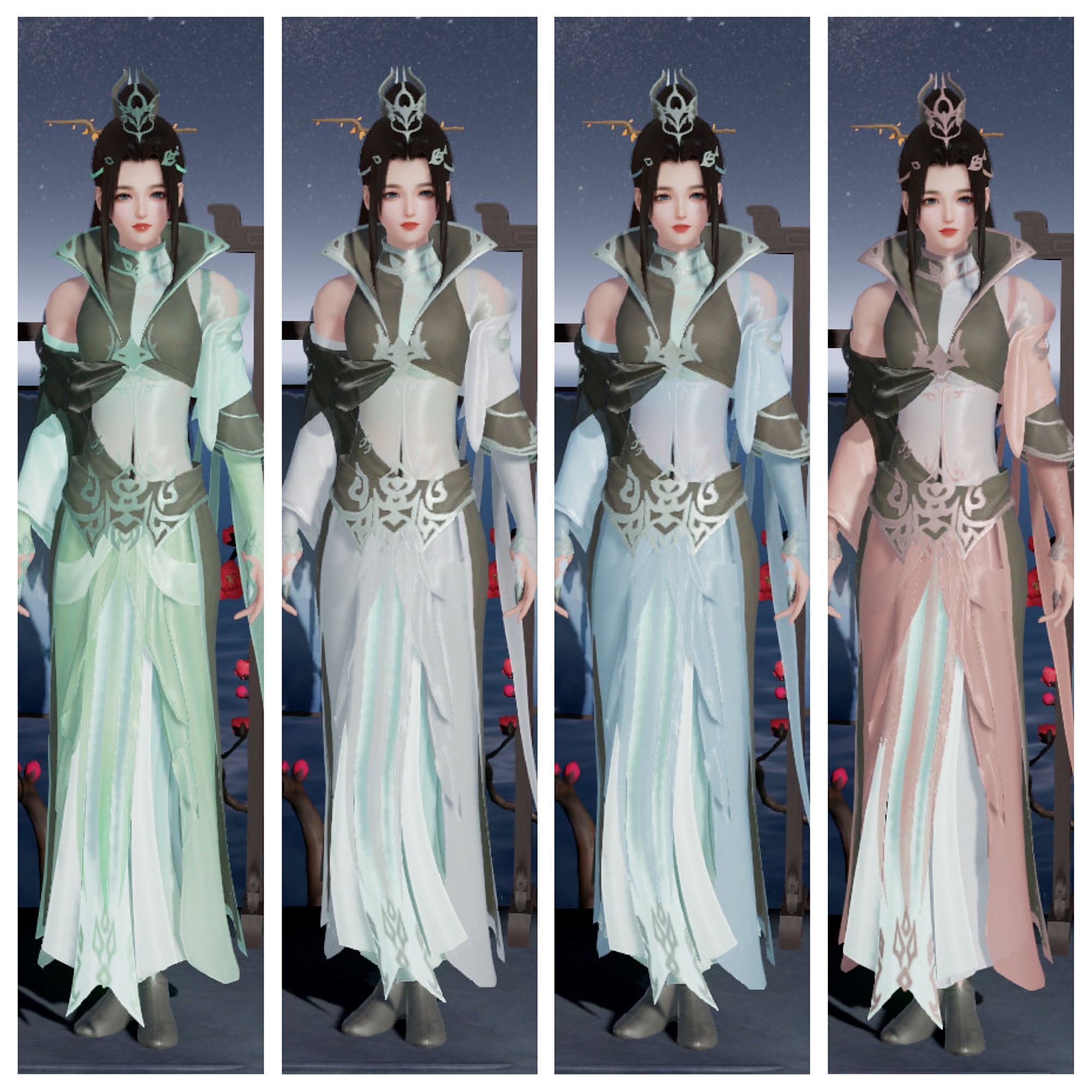 剑网3长歌门琴娘校服全图鉴——从未烬套到择芳套