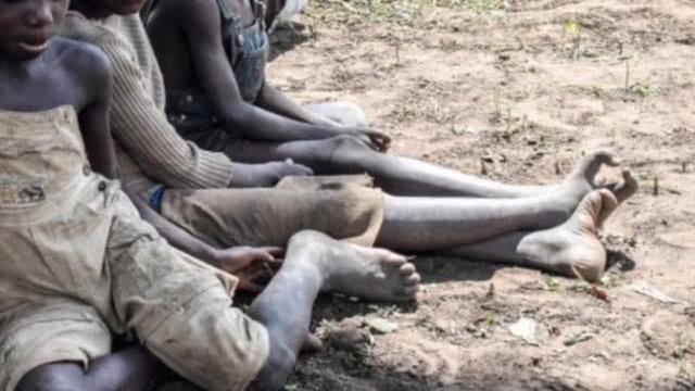 非洲鸟人族,只有两个脚趾