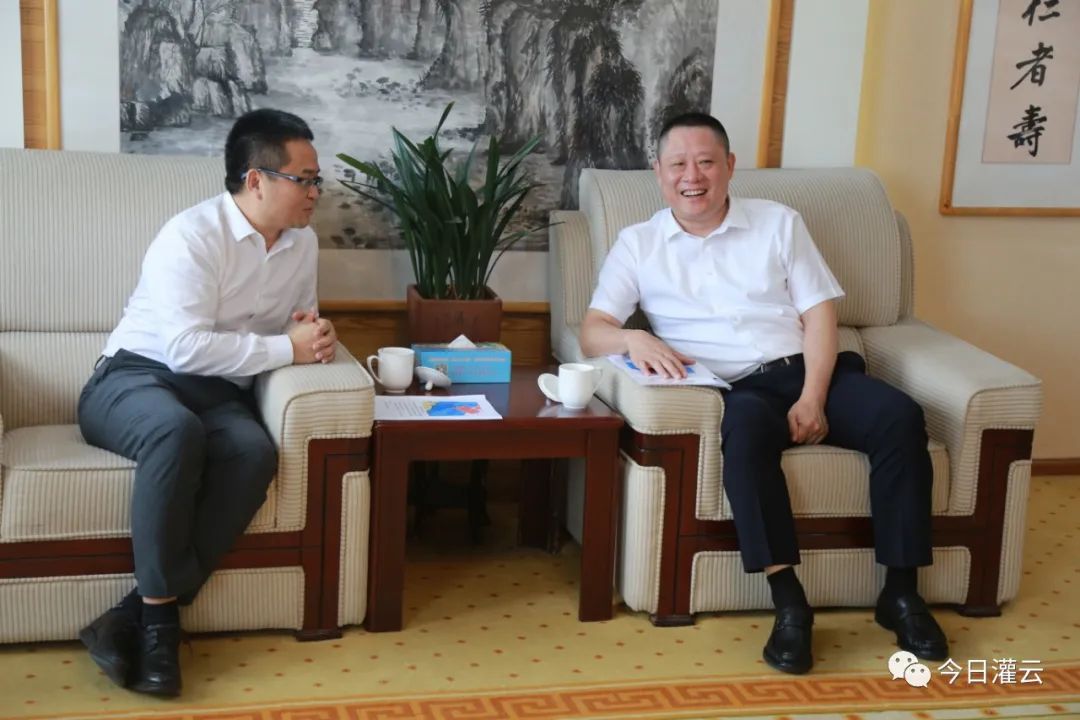 苏锋会见新疆金风科技股份有限公司副总裁李飞一行