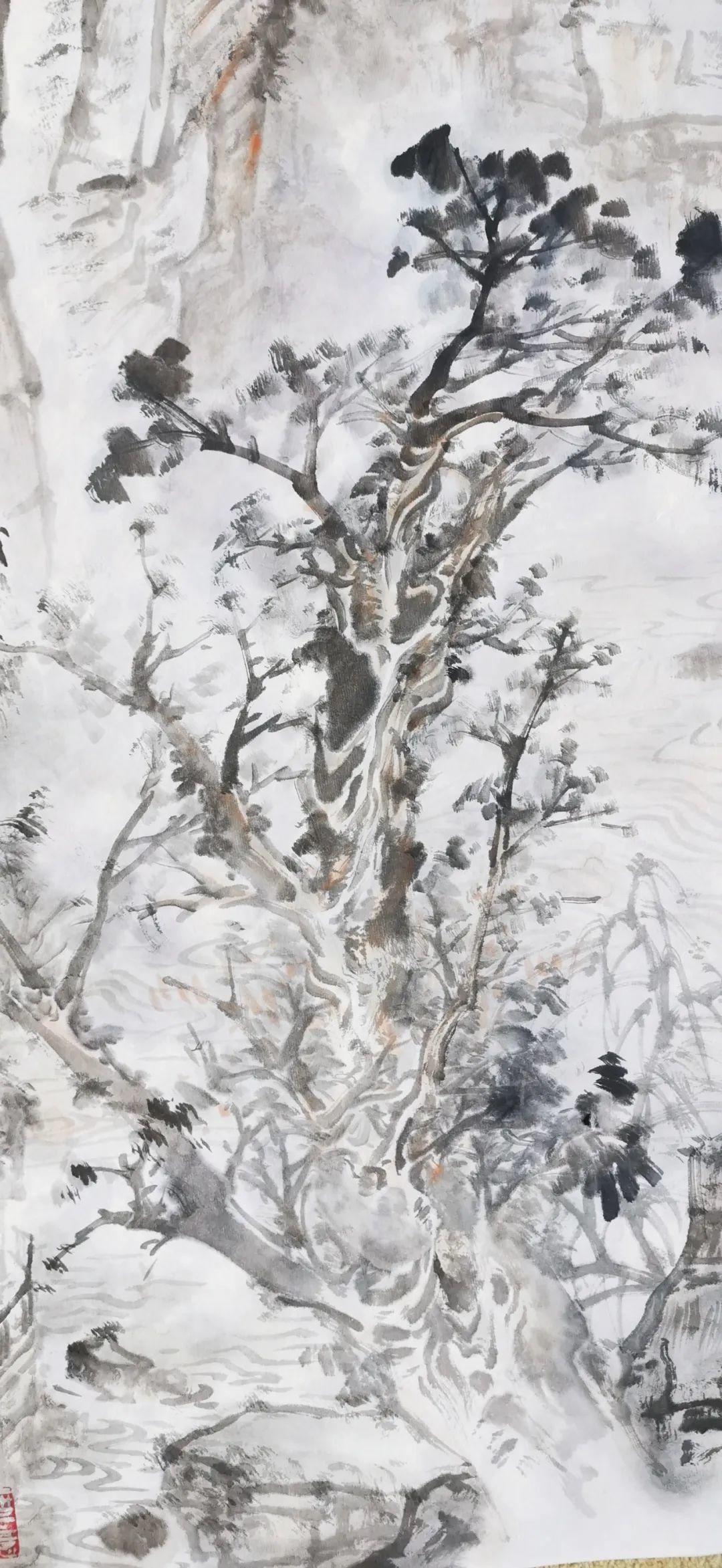 黟县,碧山,何府写生～周逢俊诗书画作品展示(三)