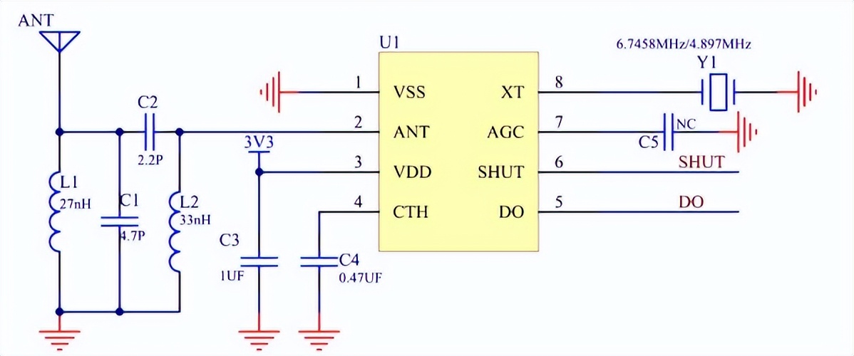 433/315 无线接收芯片 xl700,高集成度,低功耗射频芯片