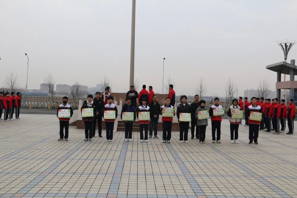 博兴县第五中学举行第三周升旗仪式