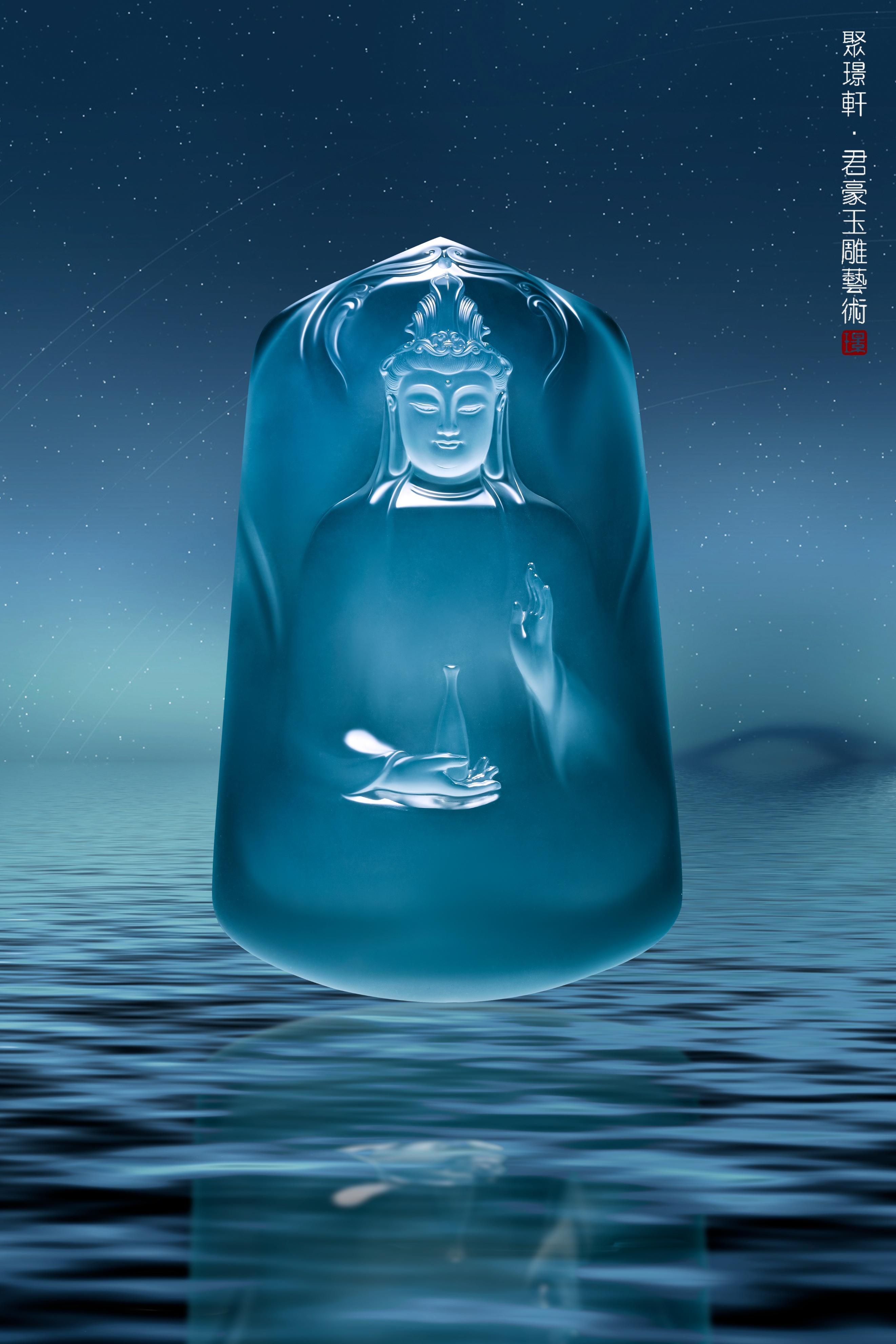 百万级观音翡翠,怎样结合材料来设计?