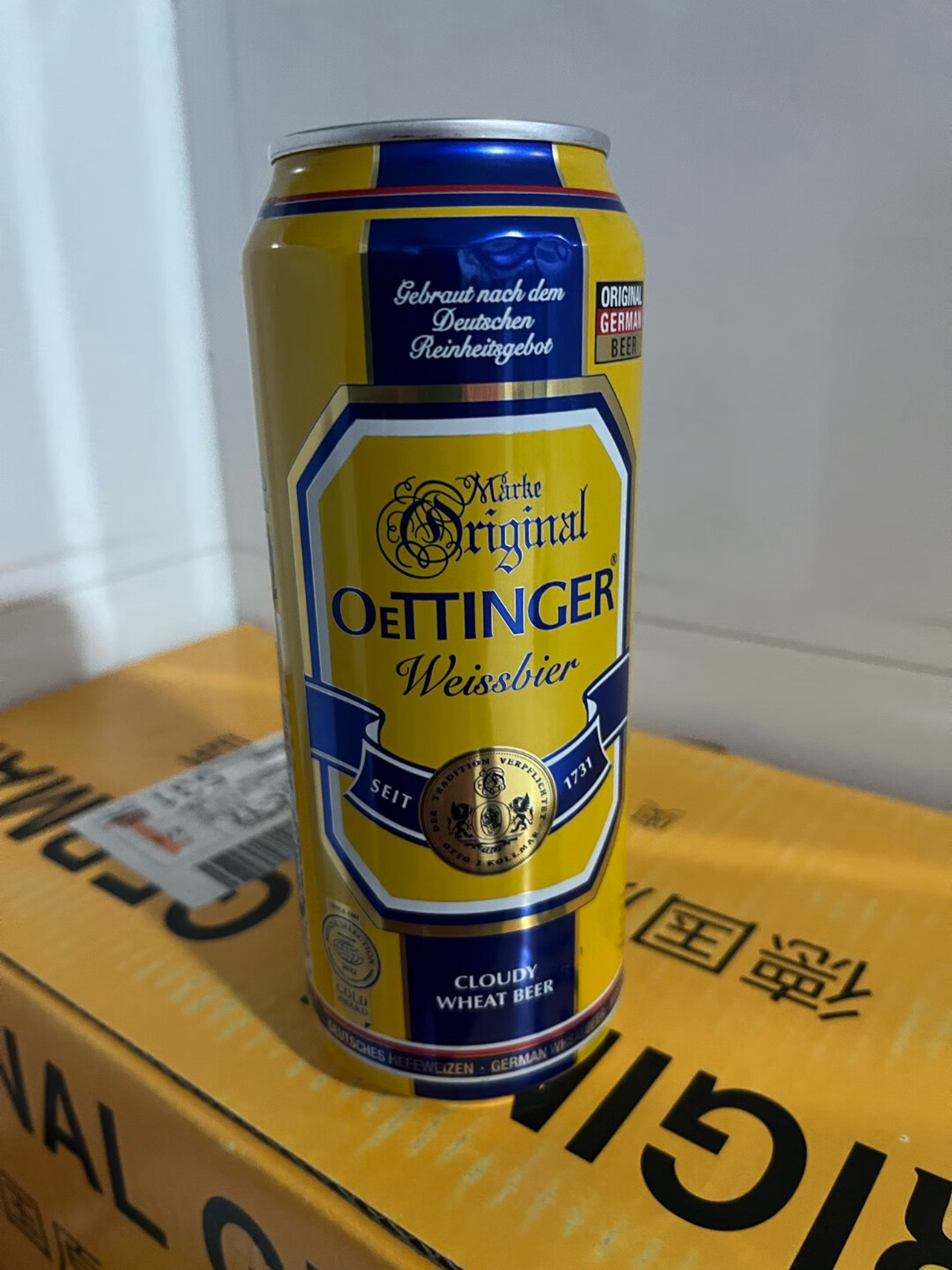 德式啤酒代表"奥丁格小麦白啤酒",传统酿酒工艺,醇厚又好喝