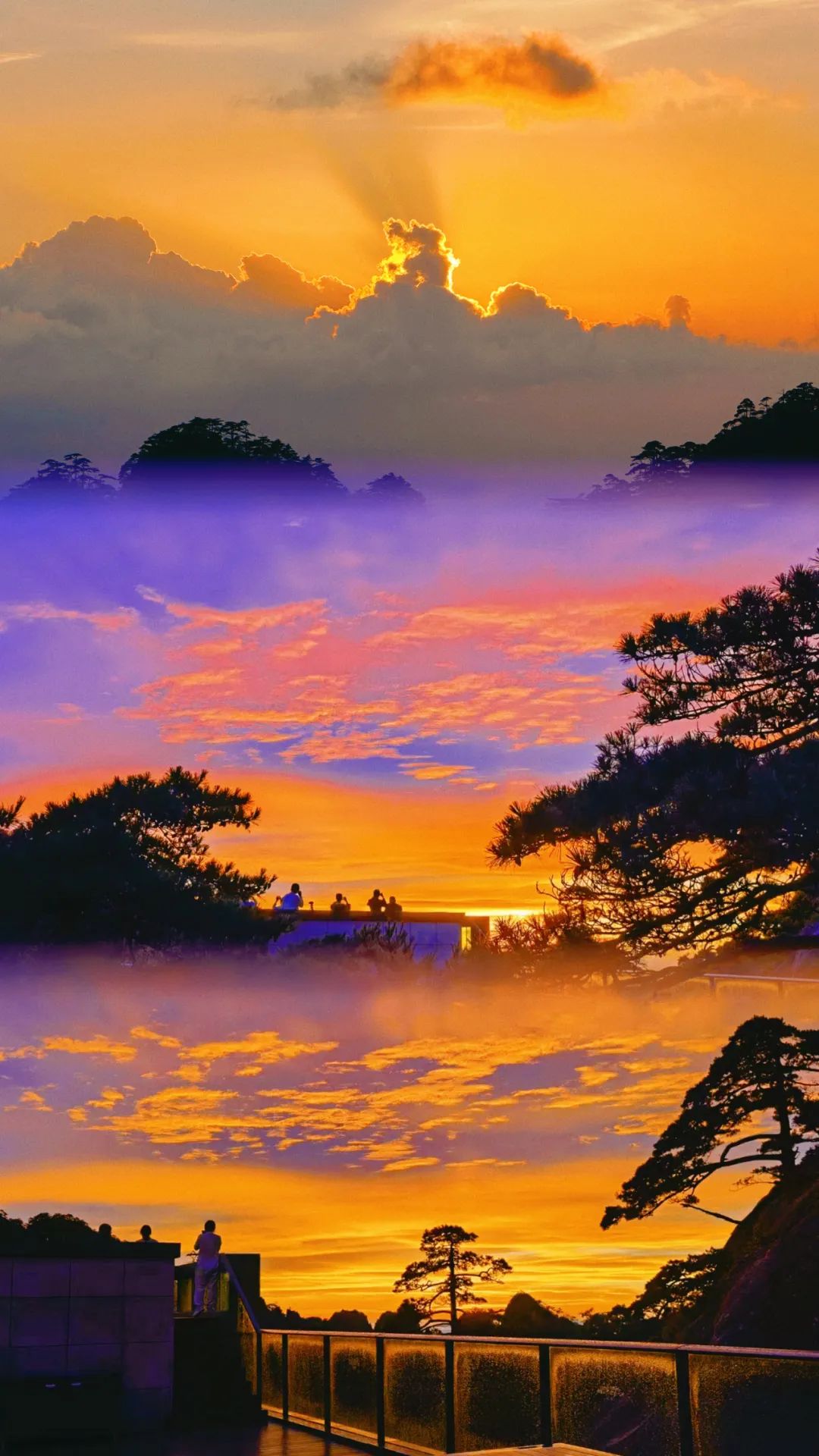 黄山日出日落,天地间最美的风景!