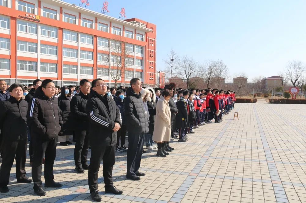 博兴县第五中学举行第三周升旗仪式