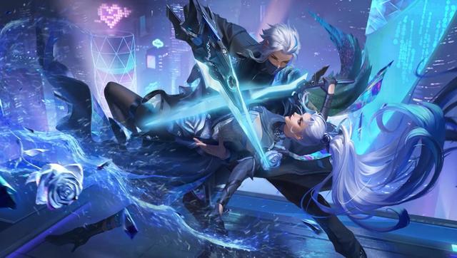 《王者荣耀》情人节限定皮肤 2021 双兰cp不要太好嗑