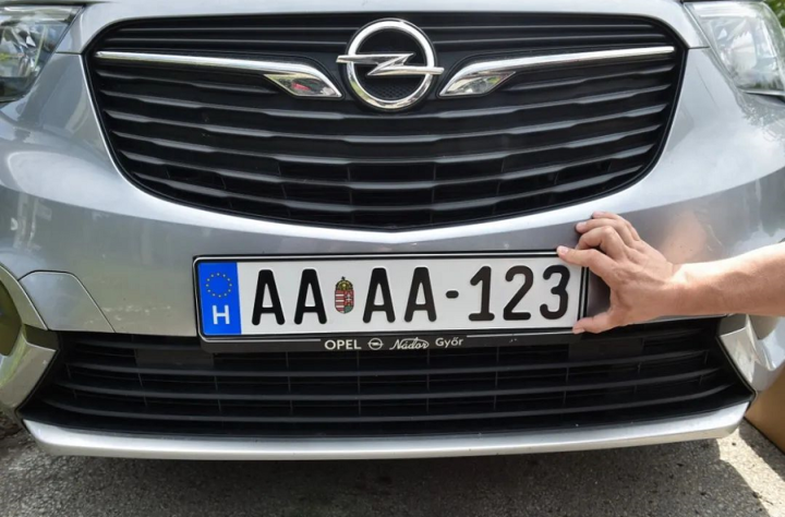 四字母 三数字组合的匈牙利新车牌已经正式启用