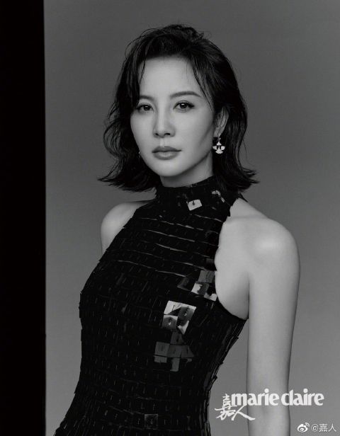 大陶虹身穿亮片鱼尾裙  优雅知性又不失大气