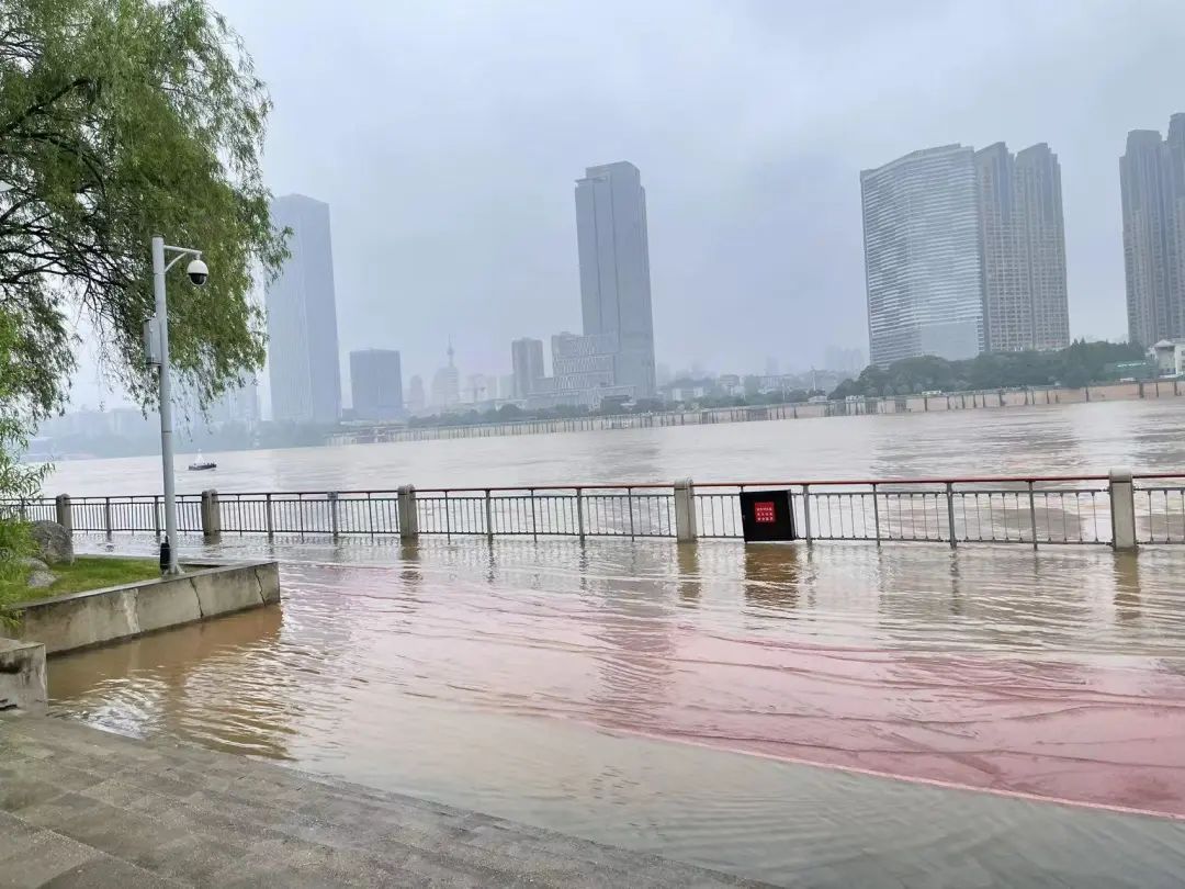 外围栏杆基本被淹没!橘子洲景区发布重要提醒