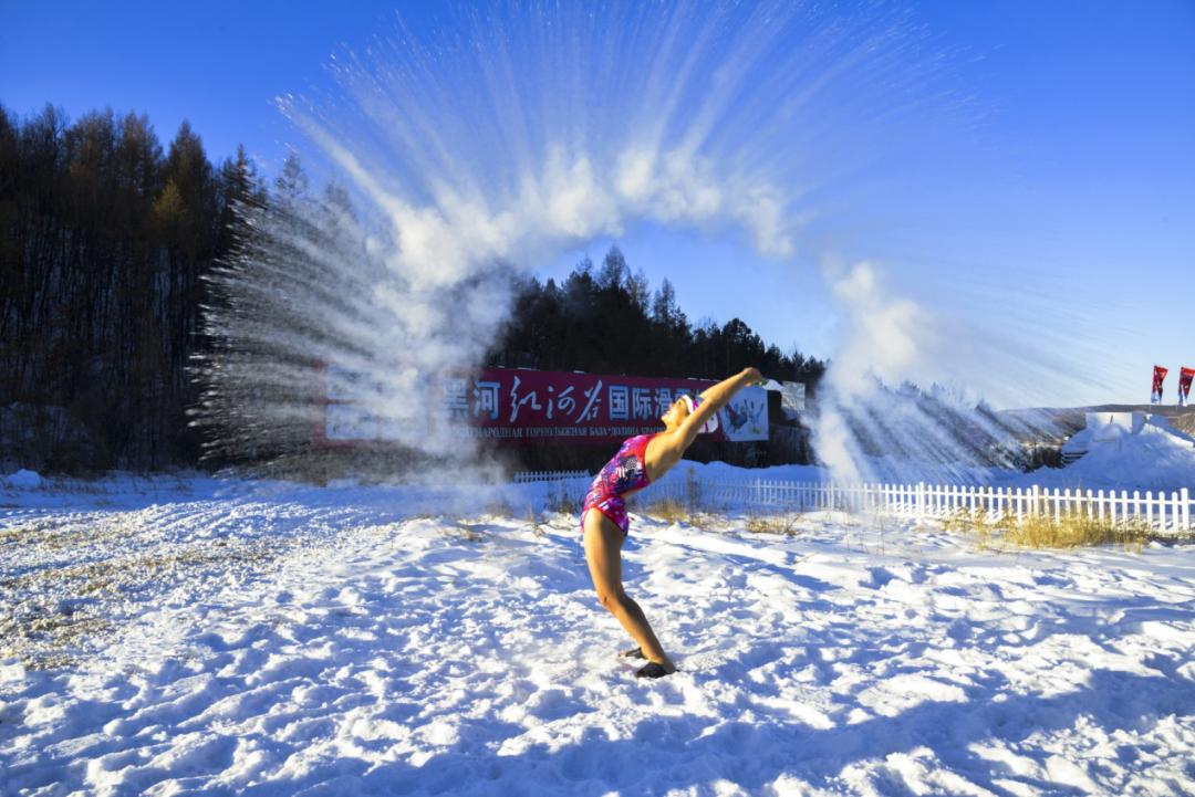 七台河市万宝山滑雪场图片