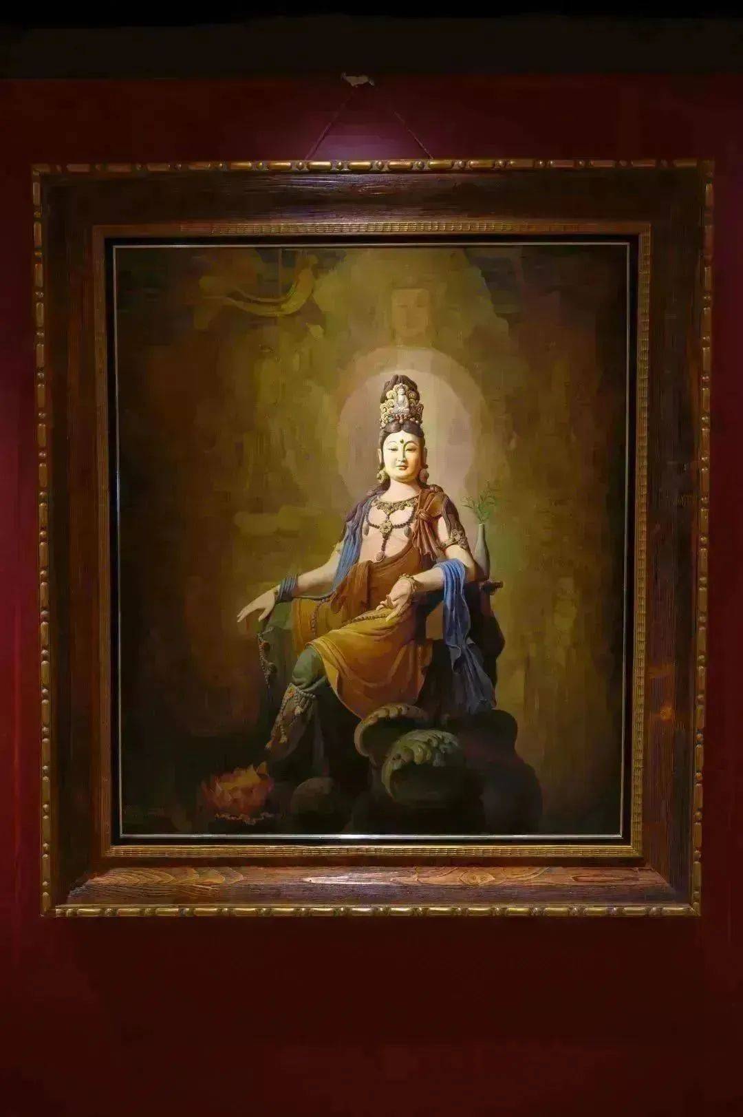 —赖东民油画佛造像暨梵典宫珍藏贝叶经艺术展"开幕