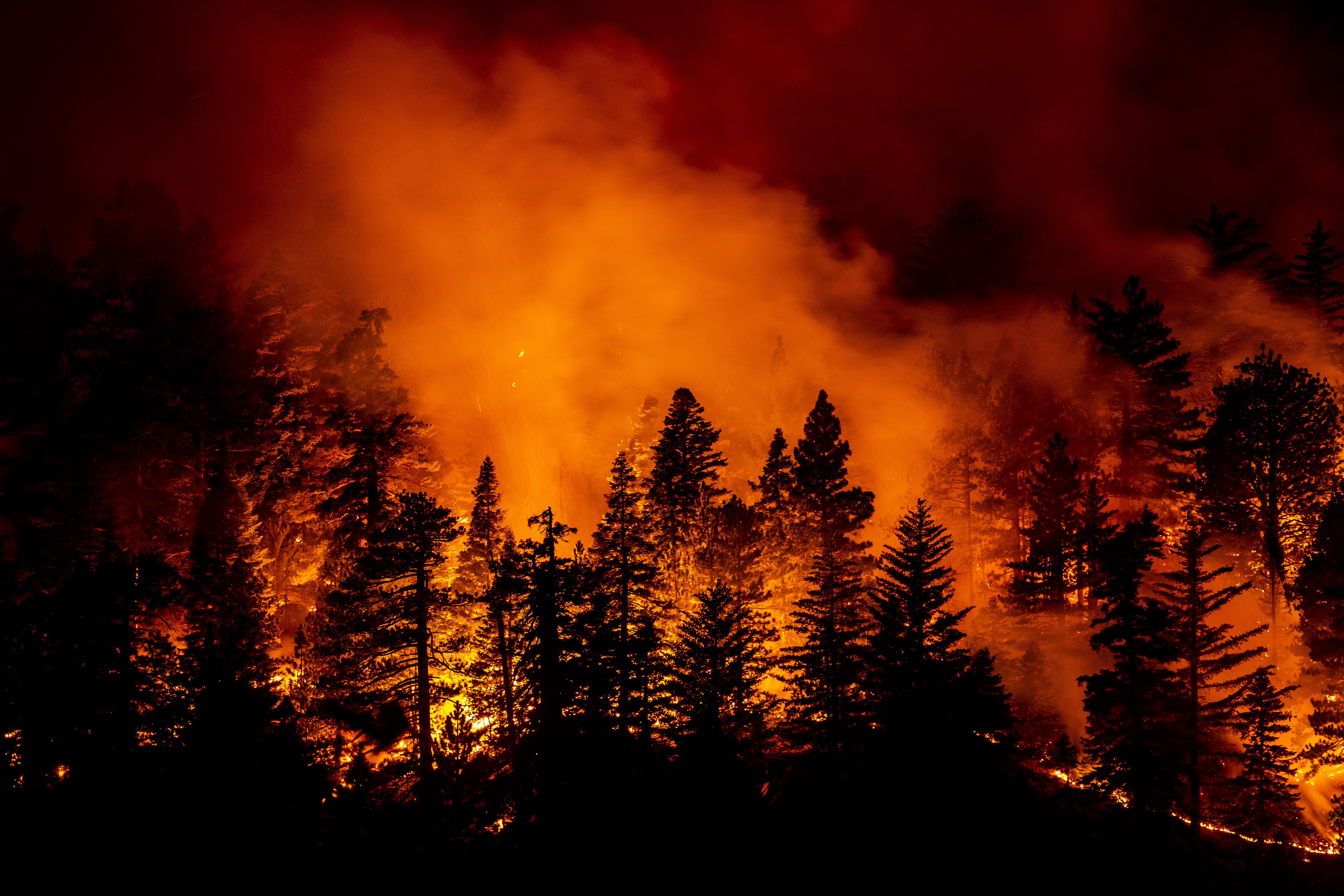 加州山火持续燃烧(2)