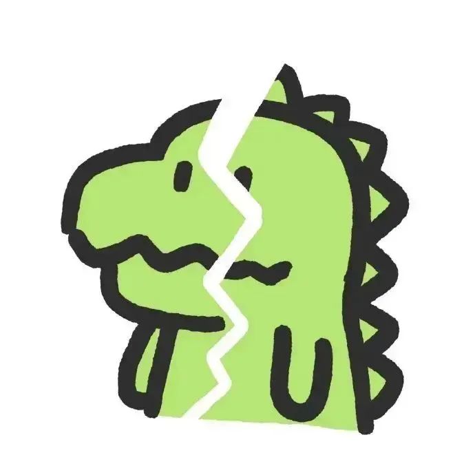 绿恐龙头像可爱图片