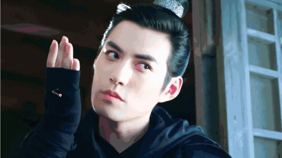 剑眉星目,面如冠玉,鼻若悬胆.