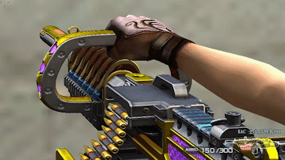 cf动图鉴赏:新一代挑战强化武器——kac-圣炎切割者Ⅲ