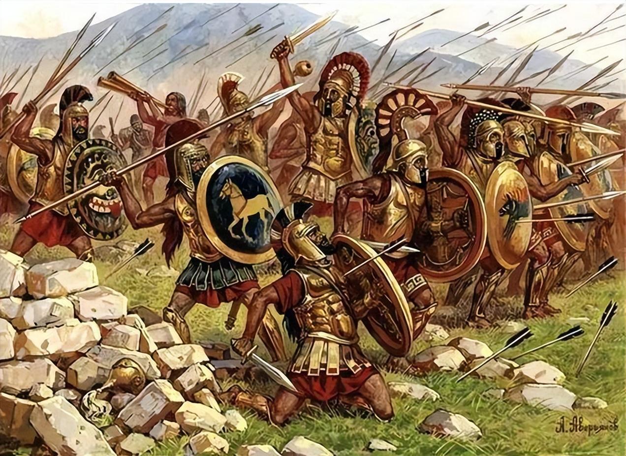 古希腊重装步兵方阵的起源,发展,战术运用与重要性