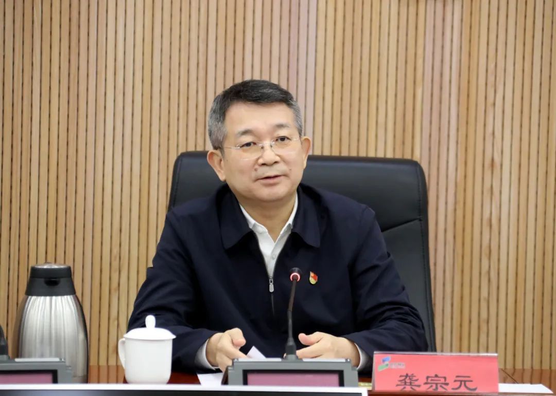 龚宗元到区政协调研指导工作