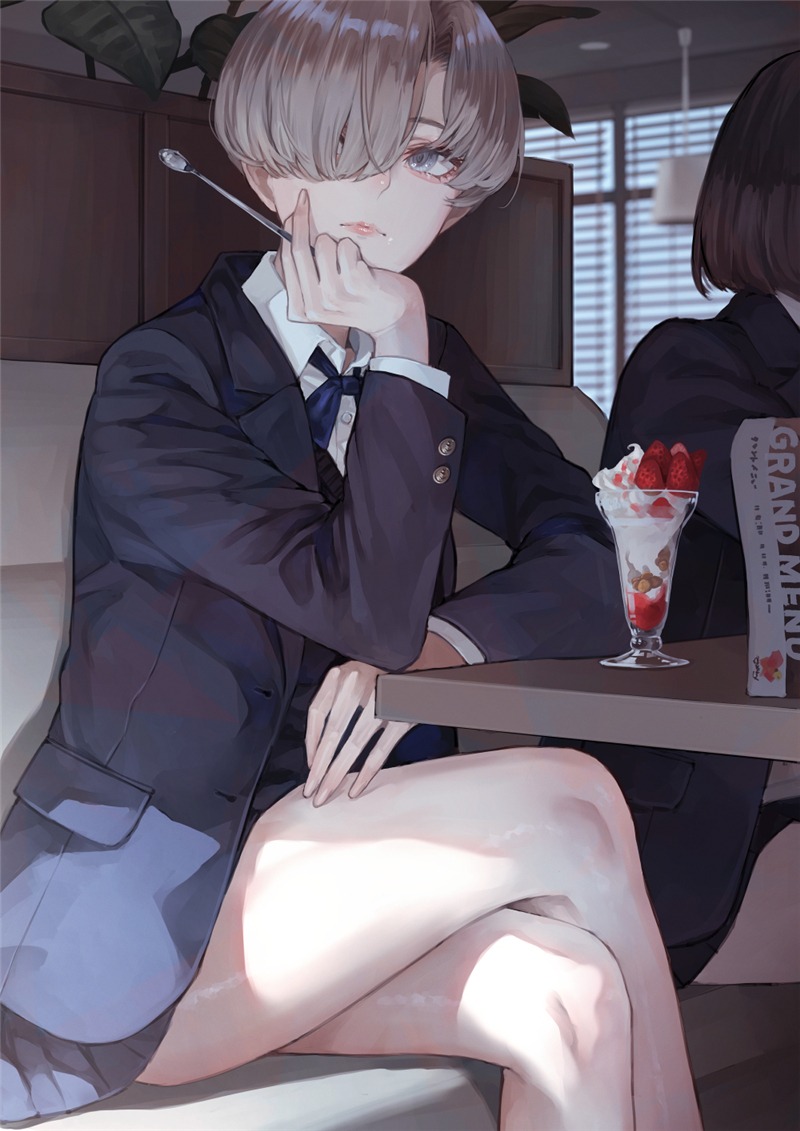 二次元短发女生头像分享 p站美图推荐