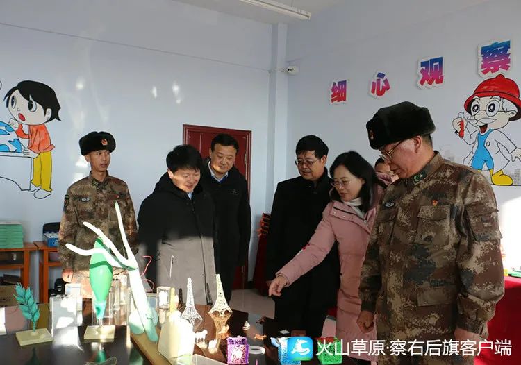 【头条】内蒙古军区司令员马庆雷一行来察右后旗调研指导工作