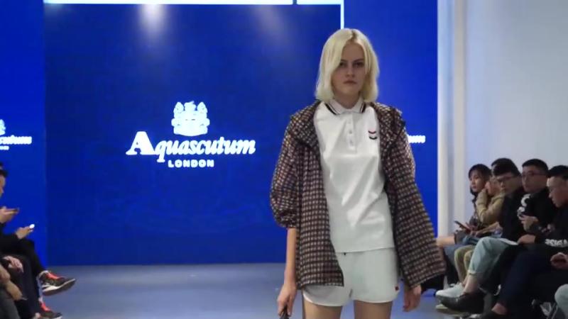 英国伦敦的百年品牌Aquascutum雅格狮丹 2020年春夏新款服装发布会