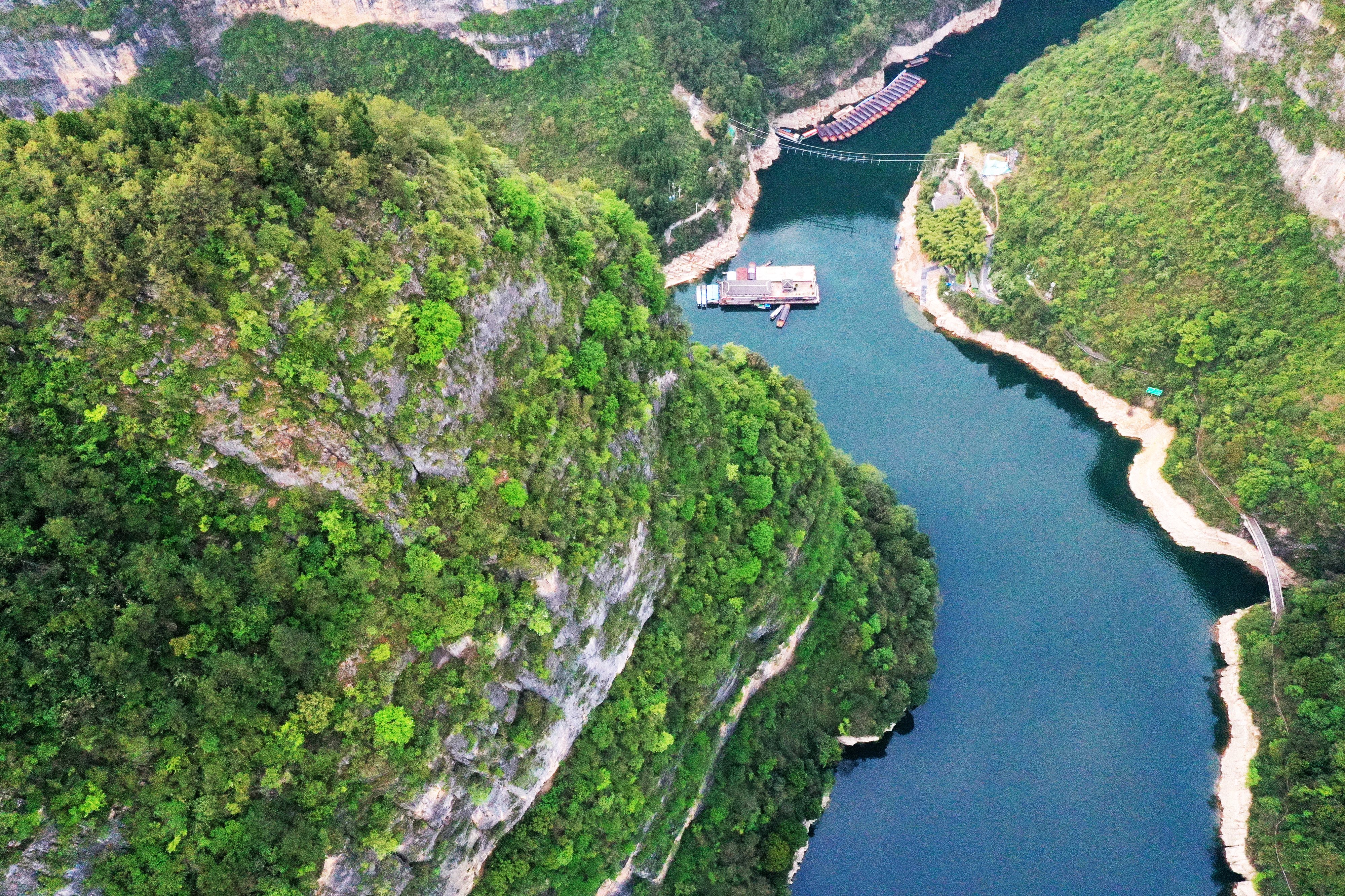 南河小三峡风景区图片