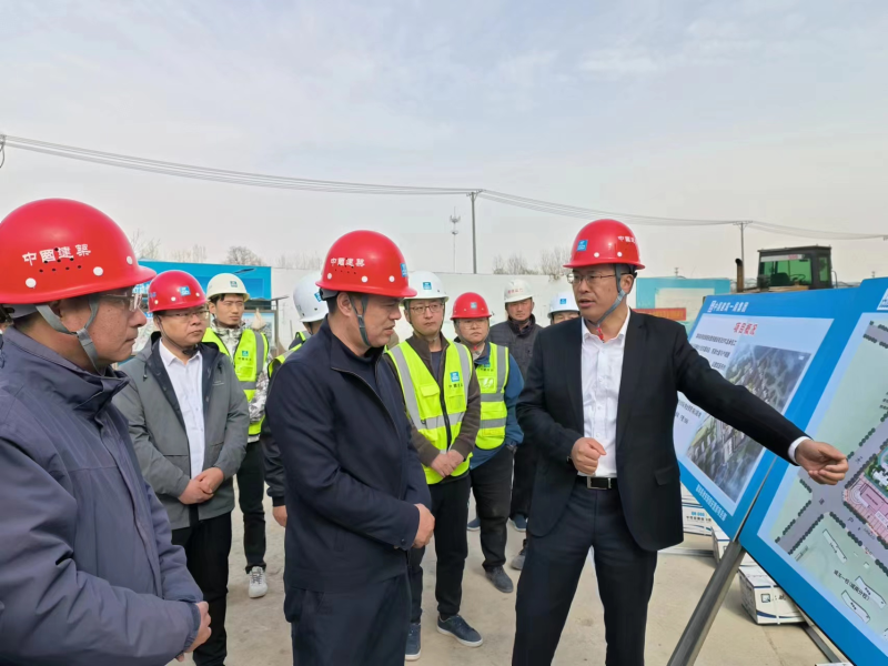 县长韦能武督查调度霍邱城区重点工程建设!