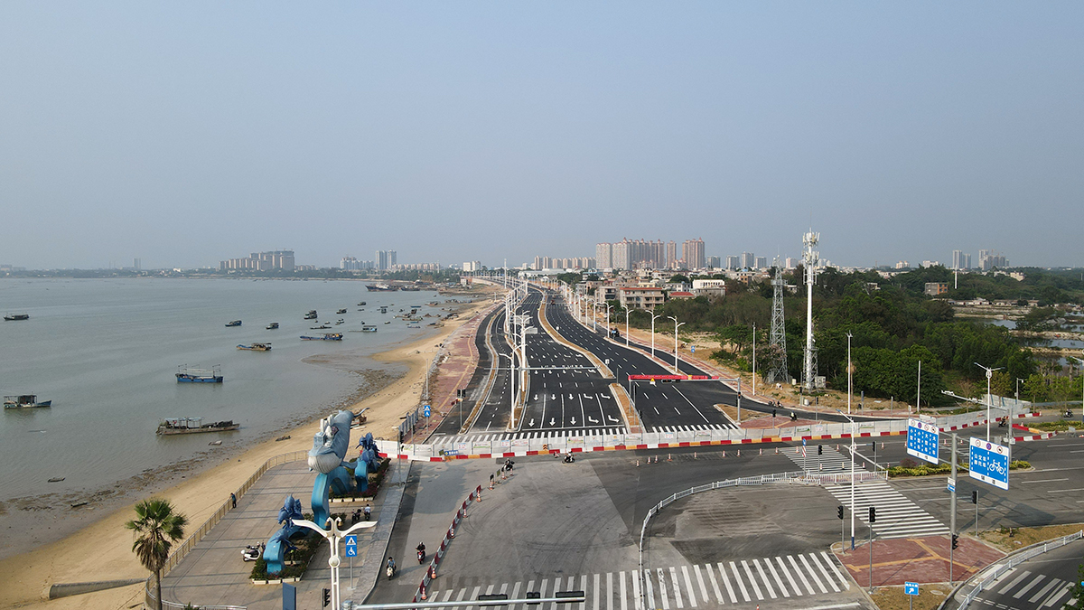 北海廉州湾大道二期图片