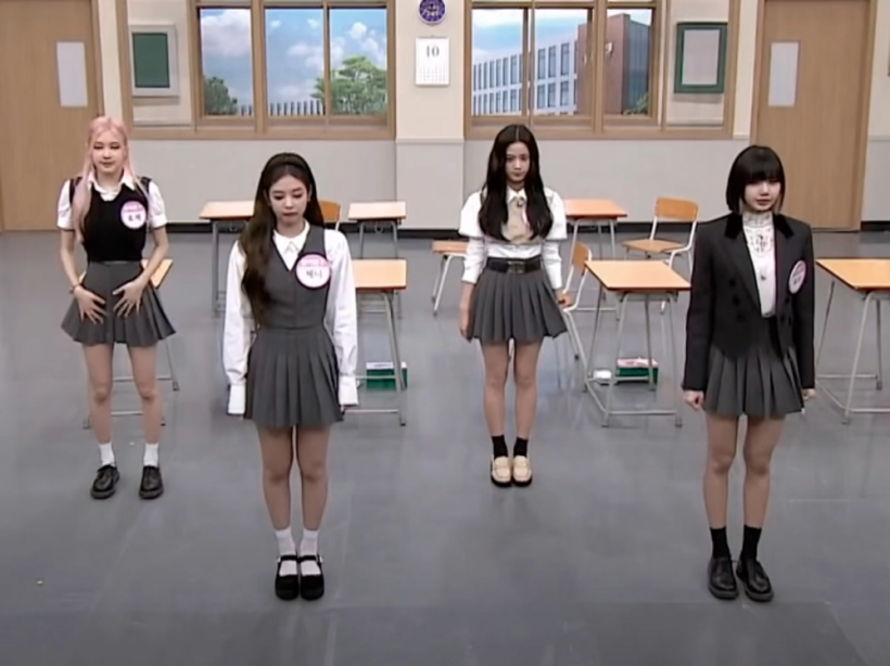 再次走红 blackpink的图片 穿着校服 被网友议论