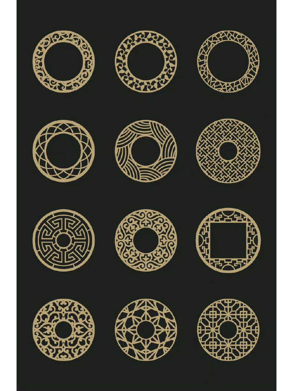 中国风logo设计,原创案例2,传统纹样分享,优质高级创意.