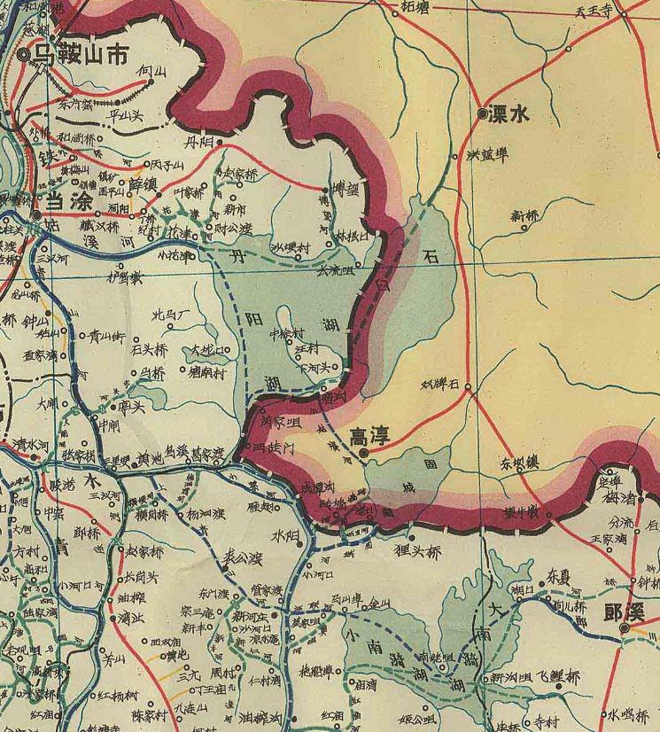 安徽,江苏都有丹阳湖和丹阳镇,江苏还有丹阳市,这三者有何联系