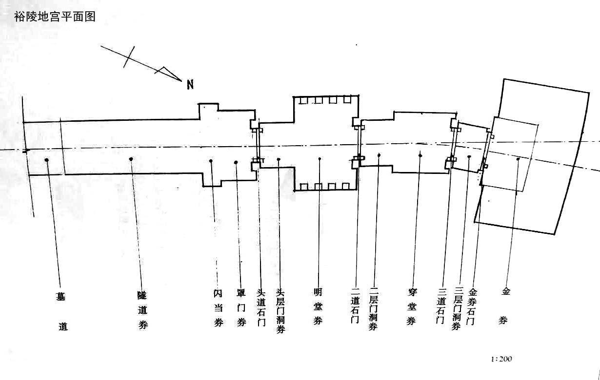 乾隆裕陵平面图图片
