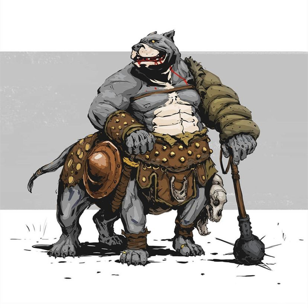 狗狗变成了半人马造型,可爱与强壮并存,柯基犬的小短腿很抢镜