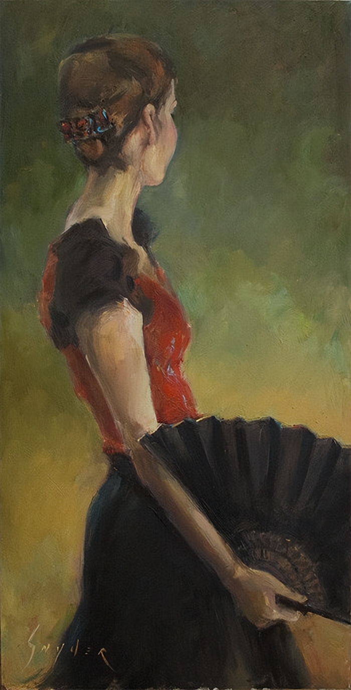 当代女画家朱莉斯奈德女性肖像油画︱艺术名画