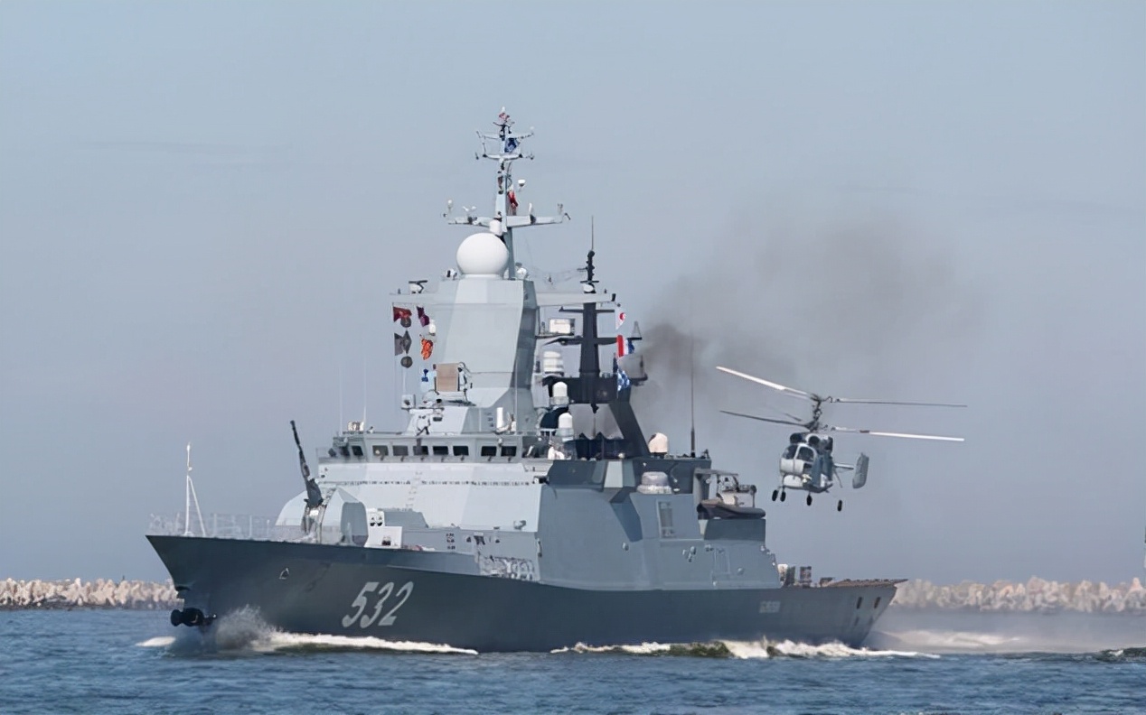 "海上联合-2021演习"记录(下),新锐轻骑20385型护卫舰