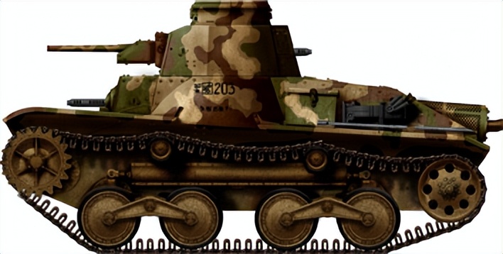 侵略急先锋"九五"式(type 95 ha-go)轻坦克