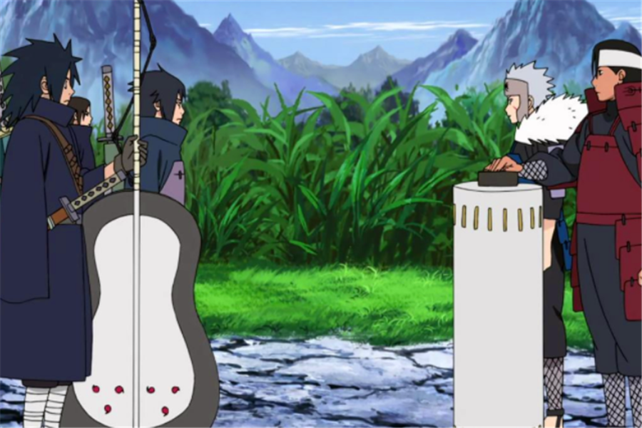 火影中初代火影千手柱间为什么要背着大卷轴?柱间:斑有镰刀团扇