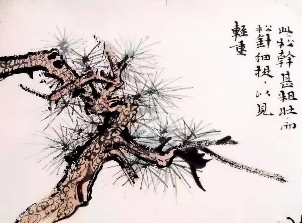 「津门网」陆俨少的课徒稿:如何把一棵树画好